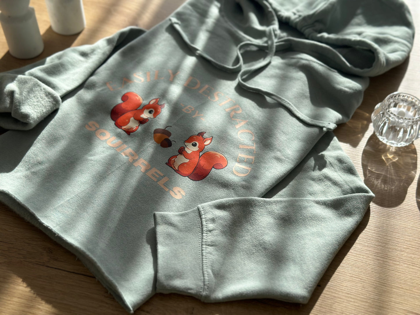 Squirrel Cropped hoodie