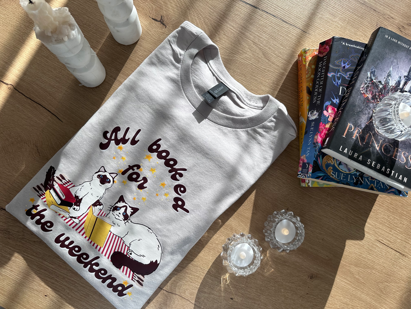 All Booked for the Weekend Short sleeve t-shirt.
