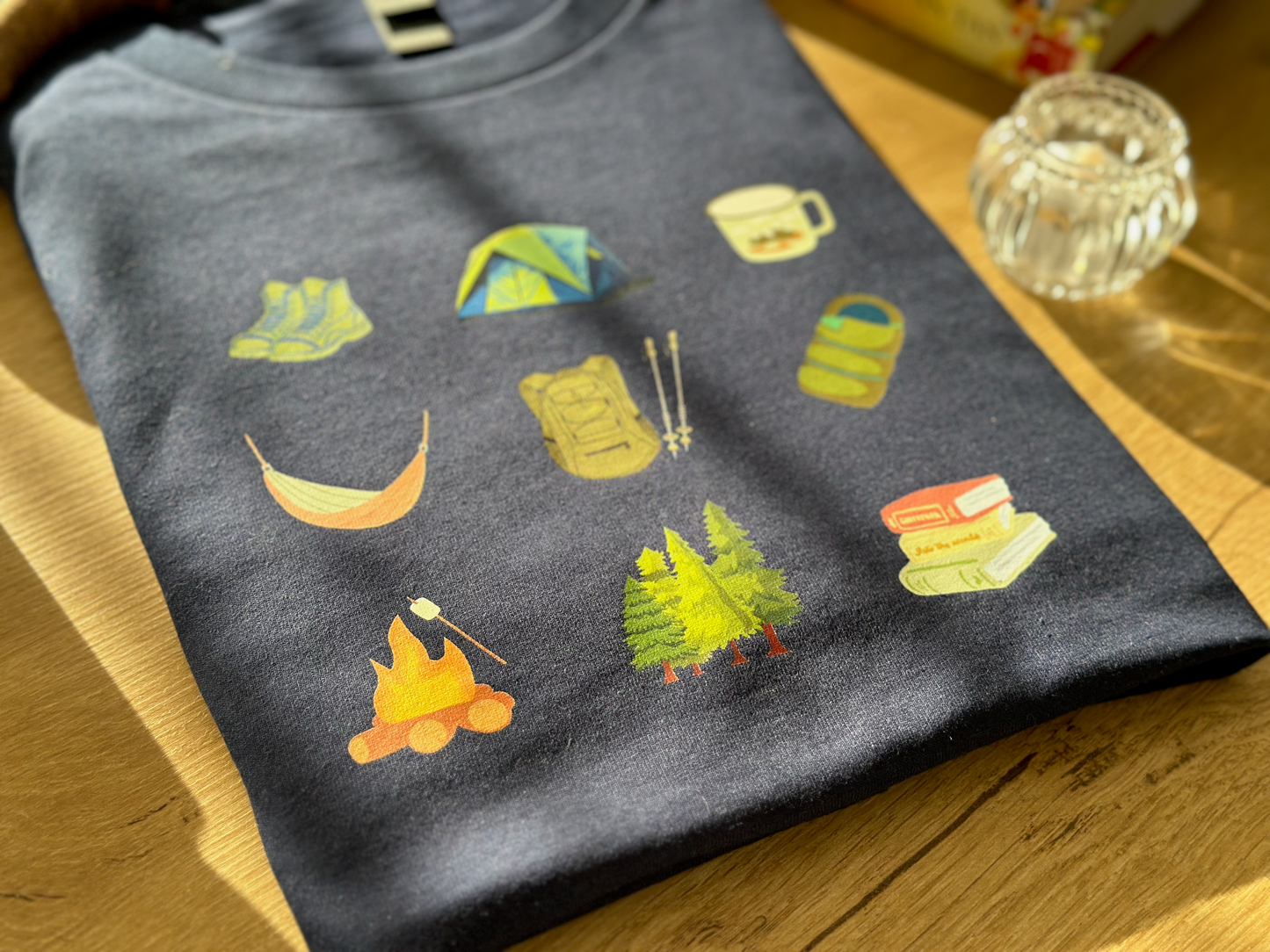 Camping essentials Short sleeve t-shirt.