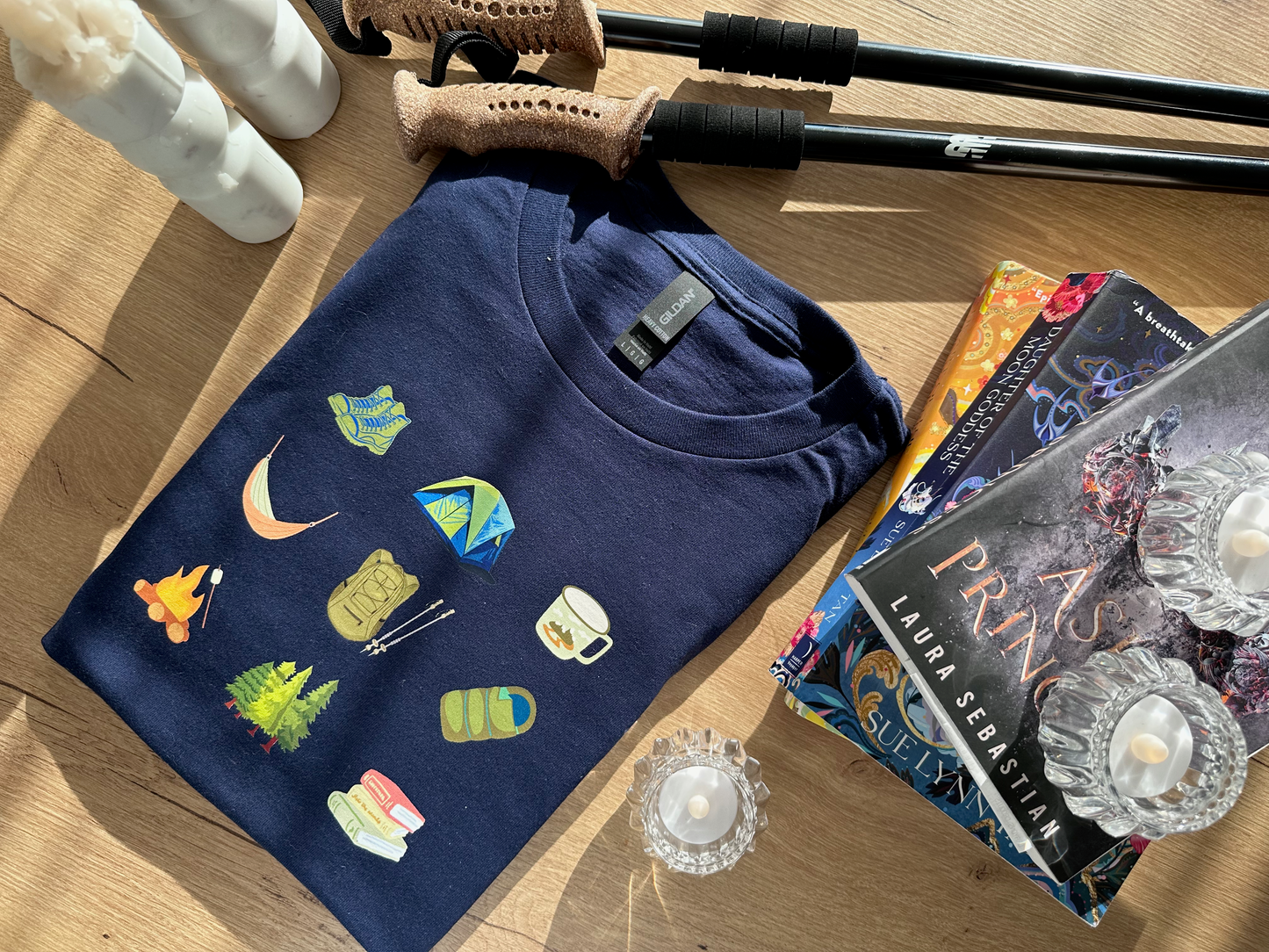 Camping essentials Short sleeve t-shirt.