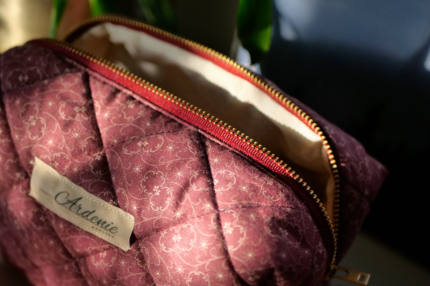 Quilted Boxy Pouch