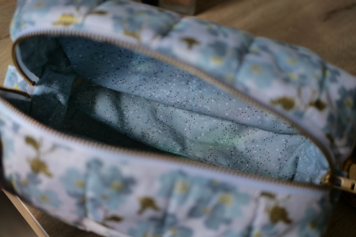 Quilted Boxy Pouch