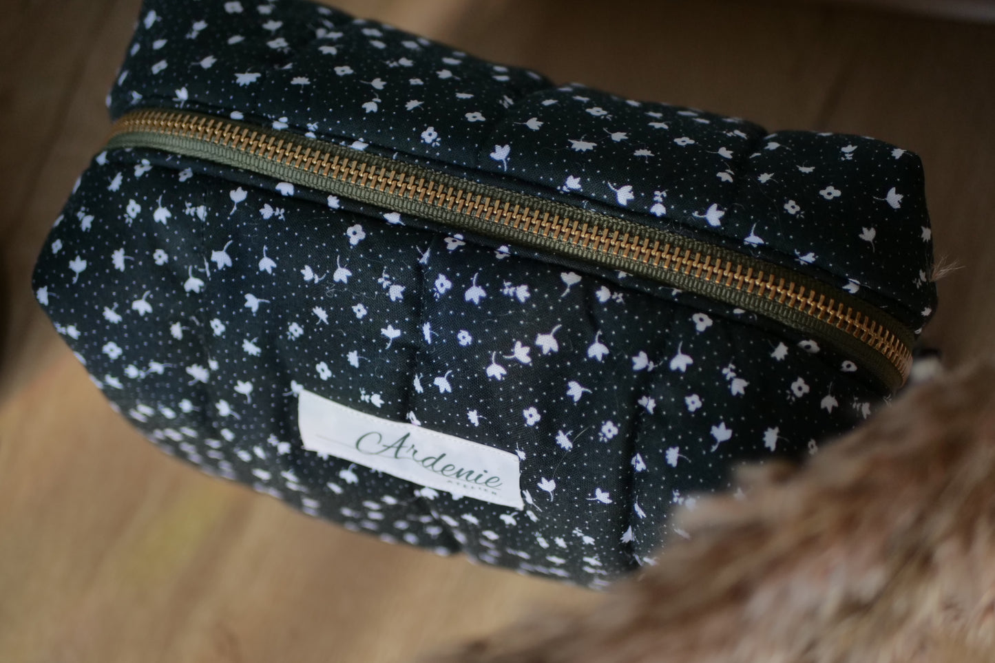 Quilted Boxy Pouch