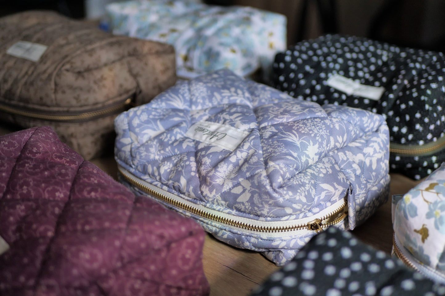 Quilted Boxy Pouch