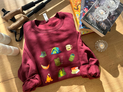 Camping essentials Sweatshirt