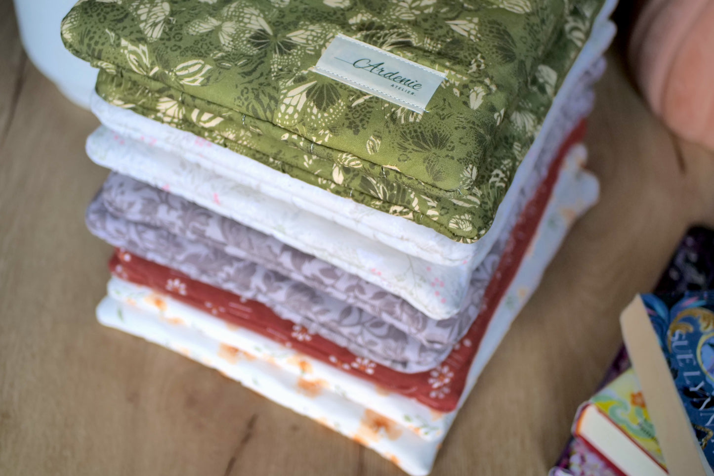 Handmade Quilted book Sleeves