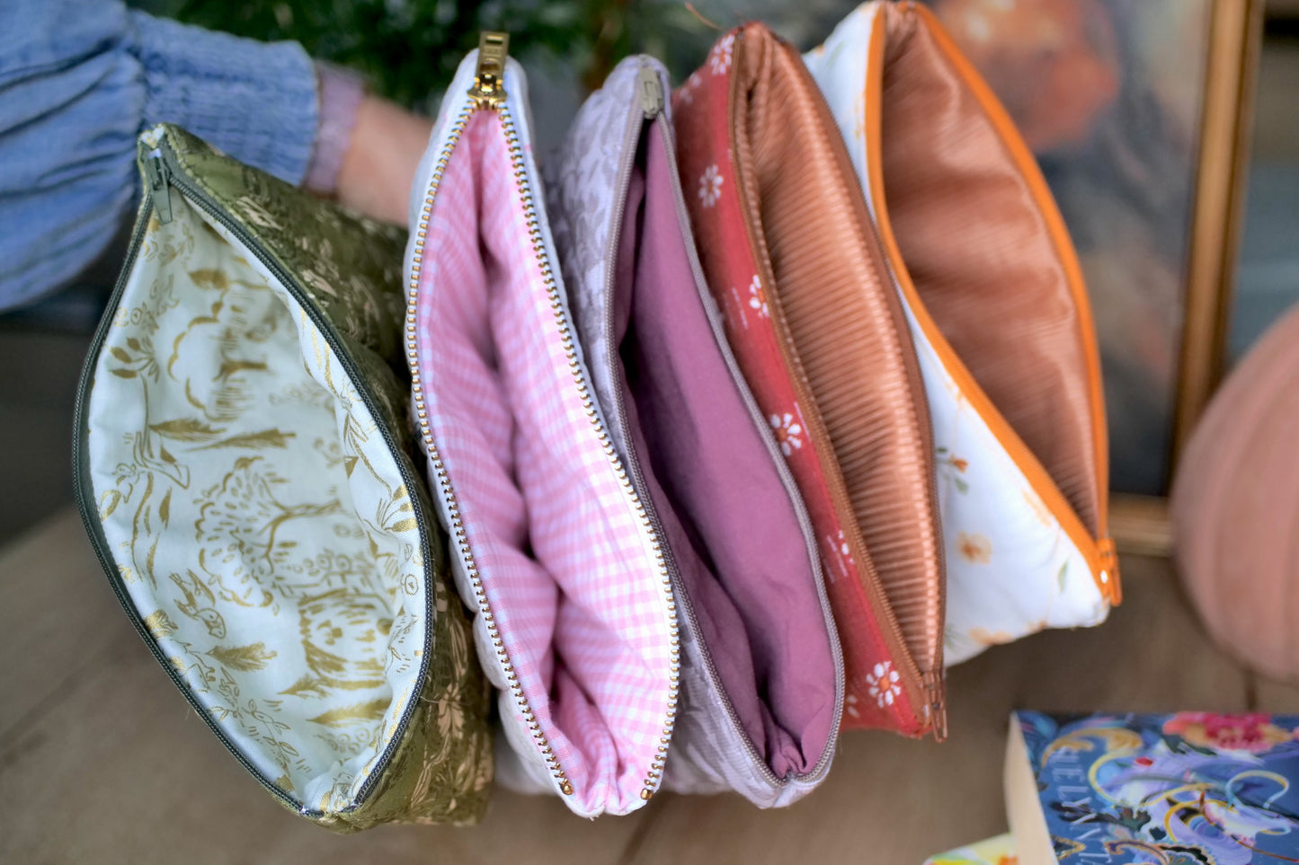 Handmade Quilted book Sleeves