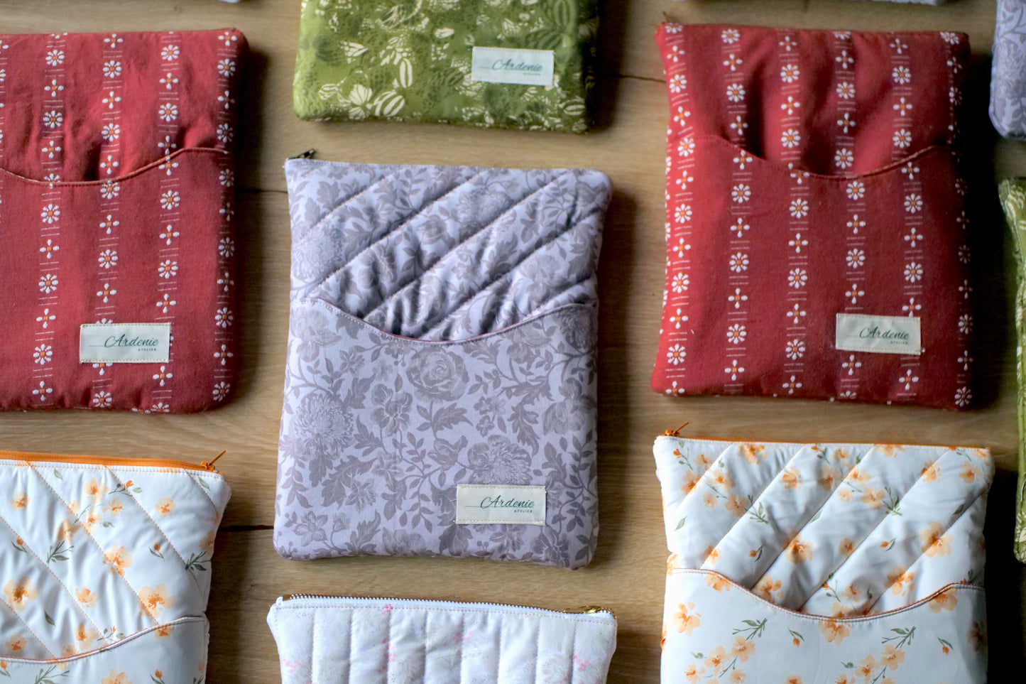 Handmade Quilted book Sleeves