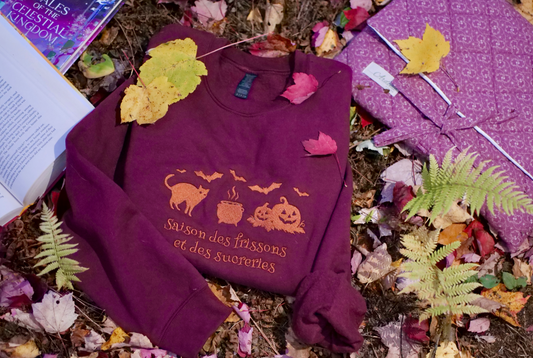 Spooky season Embroidered Sweatshirt